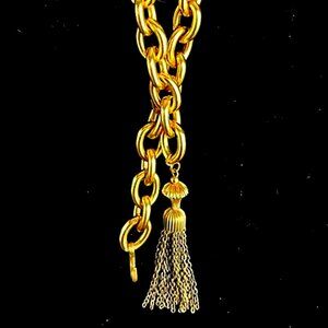Couture Good Plated Open Cable Link 40 Inch Belt